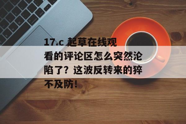 17.c 起草在线观看的评论区怎么突然沦陷了?这波反转来的猝不及防!